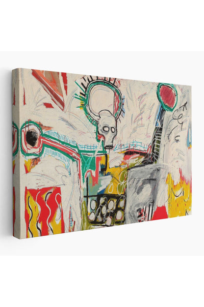 Jean Michel Basquiat'in Untitled 1982 Kanvas Tablo-5016