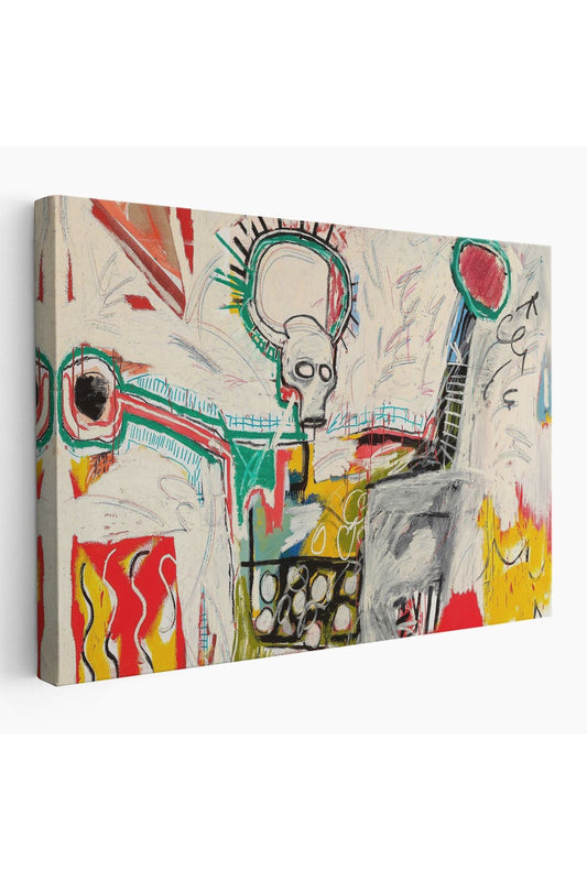 Jean Michel Basquiat'in Untitled 1982 Kanvas Tablo-5016