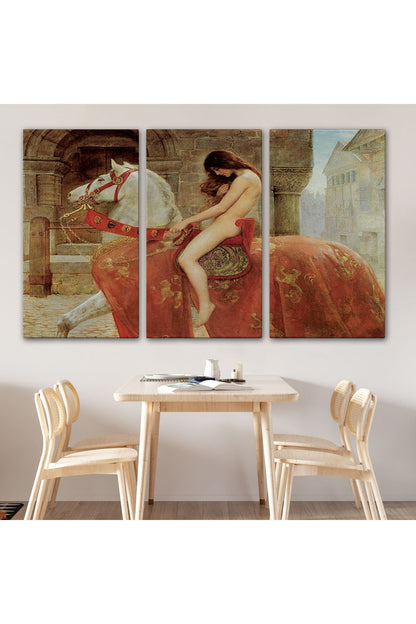 Lady Godiva'in John Collier Duvar Tablosu-6647