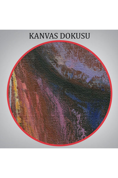 Afrikalı Kadın Portresi Pop Art Duvar Tablosu-6008