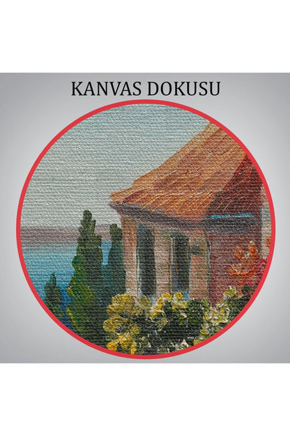 Deniz Manzaralı Dekoratif Kanvas Duvar Tablosu-3436