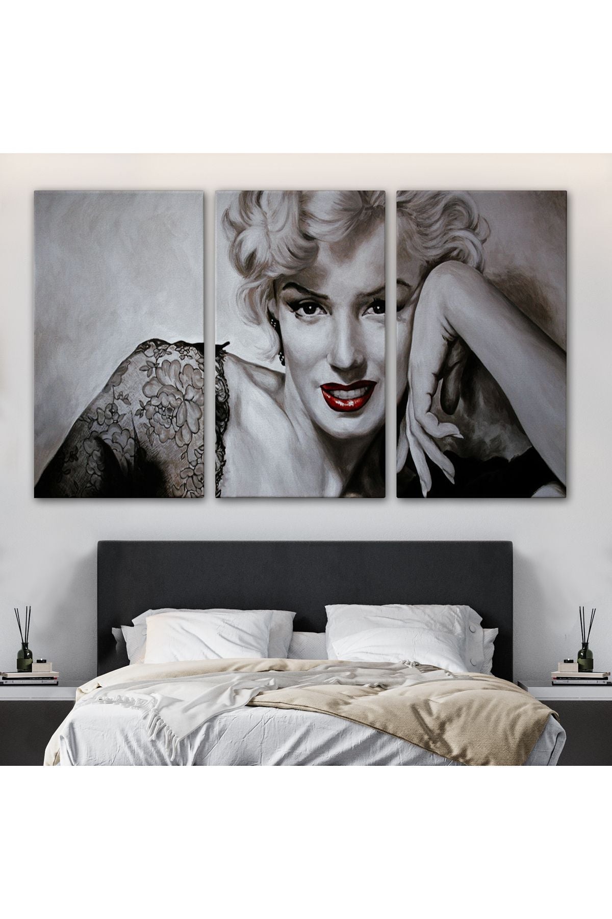 Dekoratif Duvar Tablosu-Marilyn Monroe ve Güzelliği Kanvas Tablo 6610