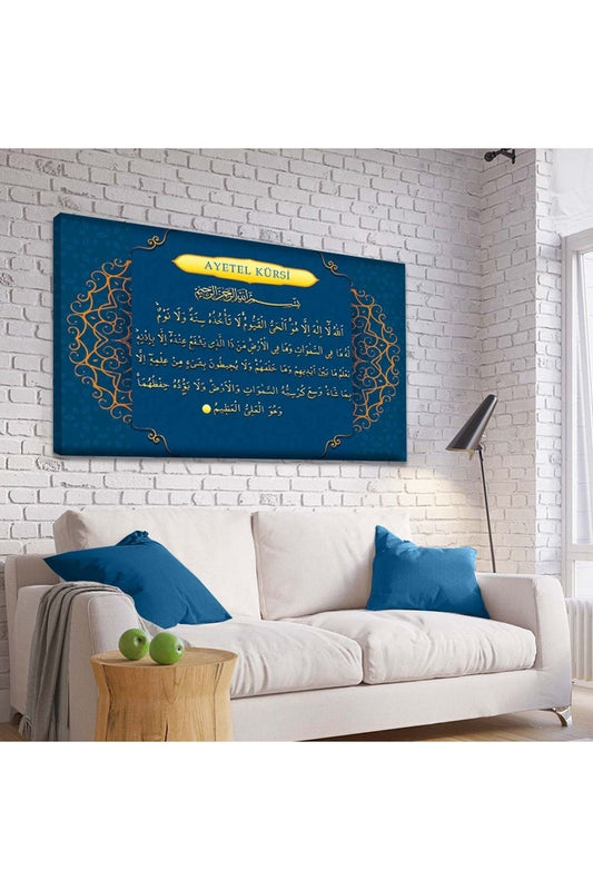 Ayetel Kürsi Kanvas Tablo