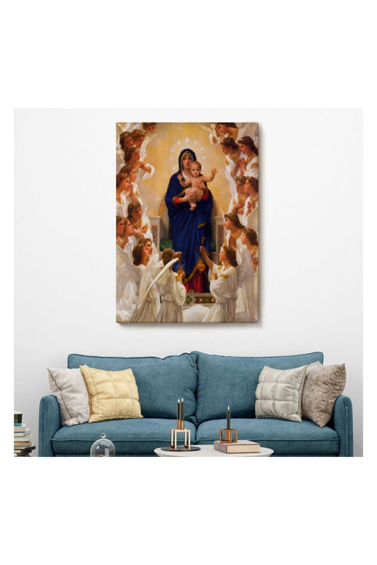 Kanvas Tablo, Duvar Dekoru, Hz Meryem ve Hz İsa Jesus Christ 6450 BUNGKNV