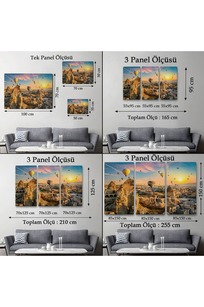 Göreme Kapadokya Manzarası Duvar Tablosu-1245