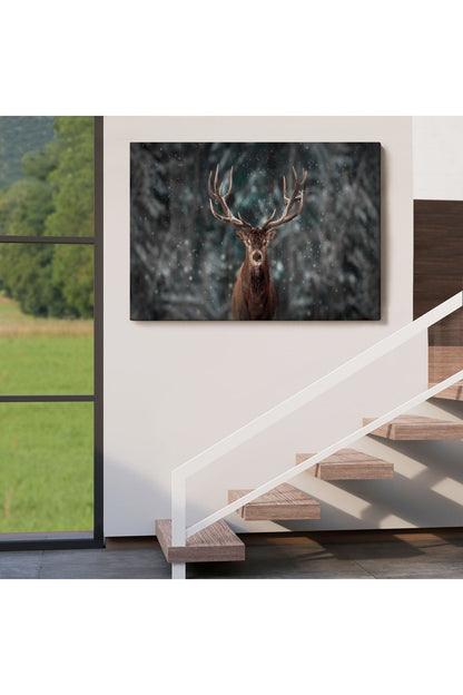 Geyik Dekoratif Kanvas Tablo 1164