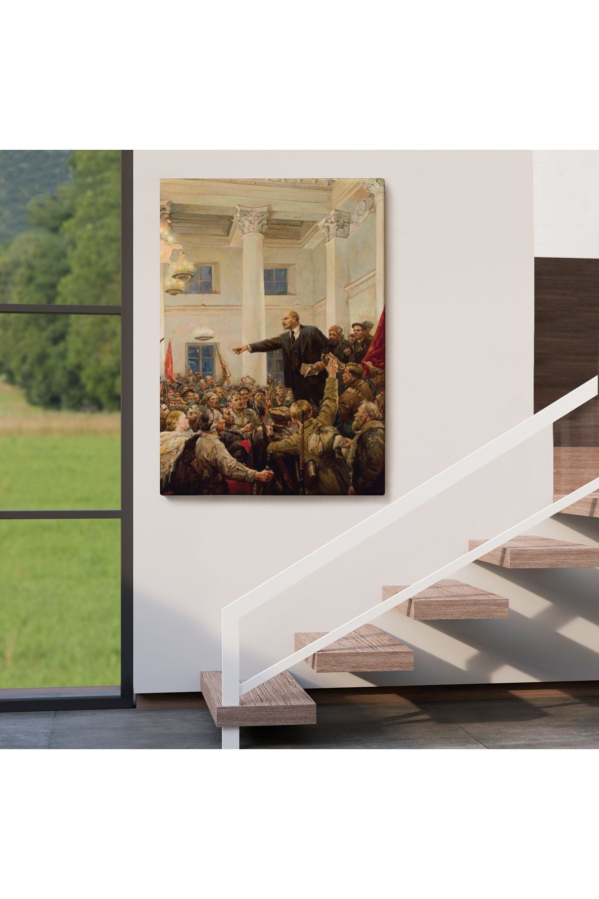 Lenin Petersburg'da Sovyetlerin İktidarını İlan Ediyor Tablo-6169