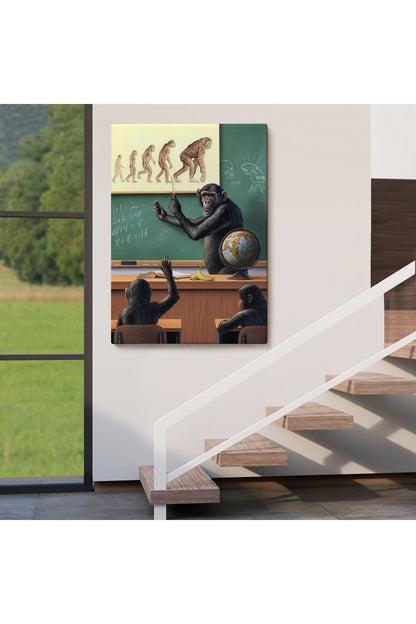 İnsanın Tersine Evrimine Anlatan Manmun Tablosu-6265