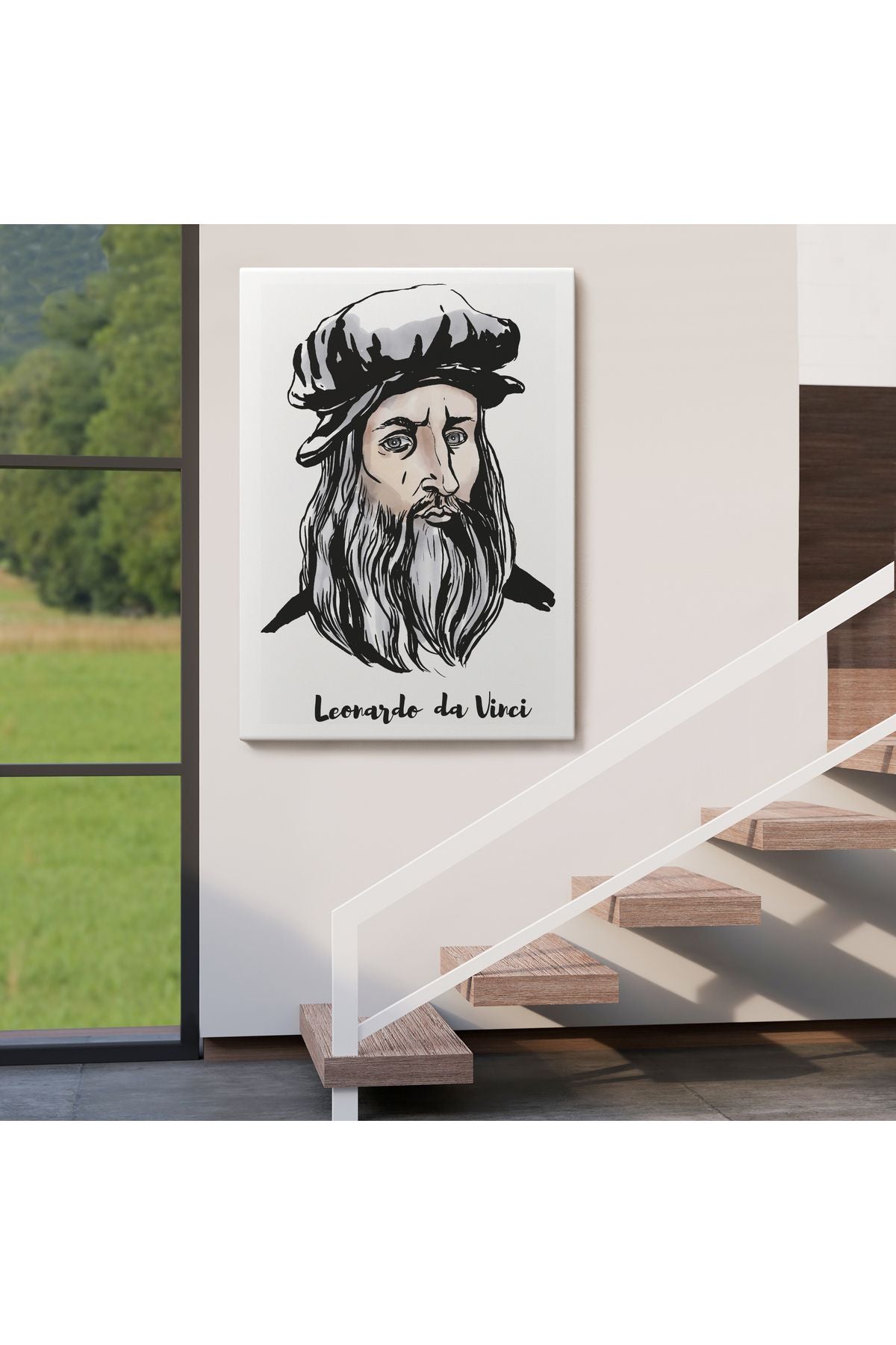 Leonardo da Vinci Dekoratif Kanvas Tablo-5918