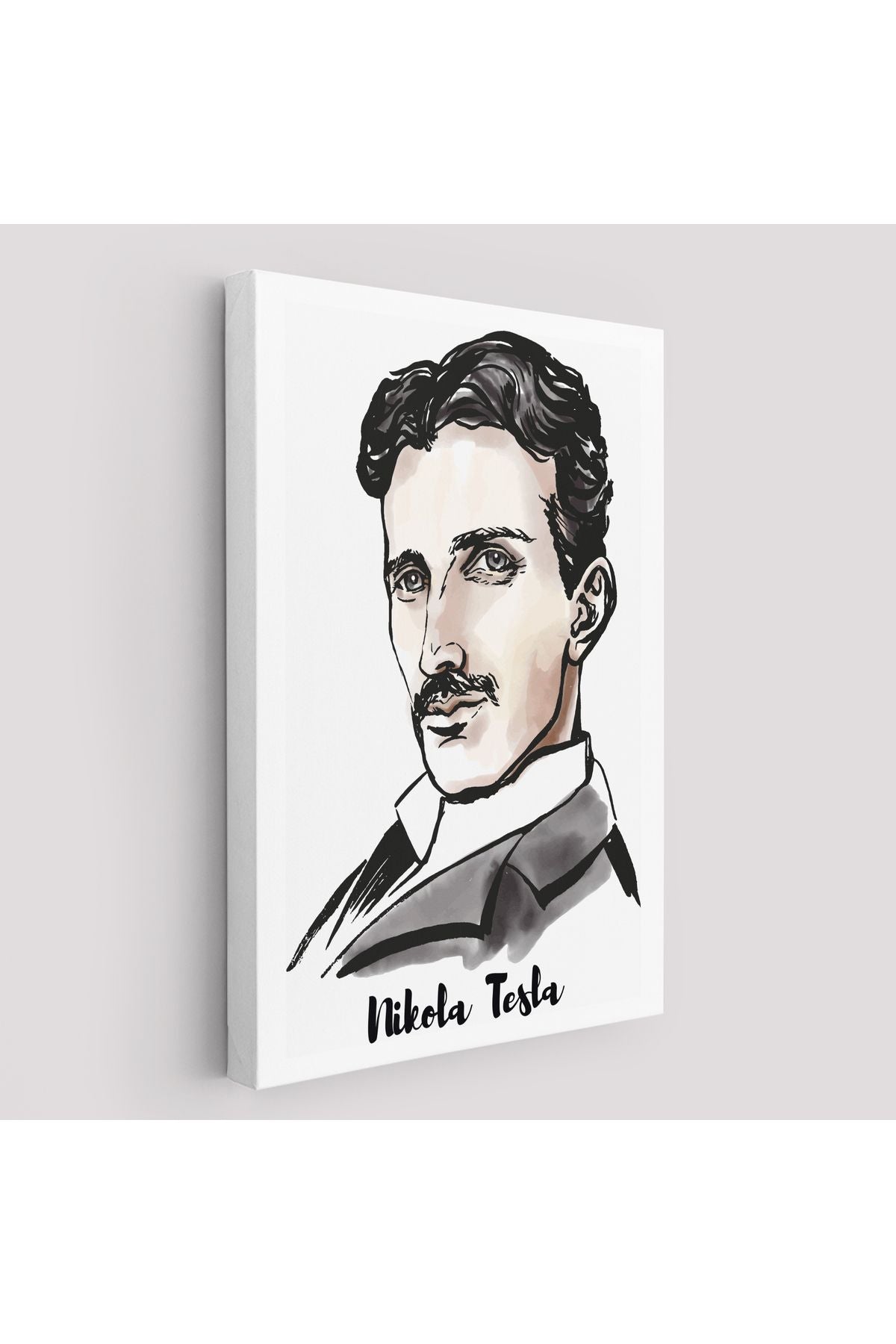 Nikola Tesla Dekoratif Kanvas Tablo 5917
