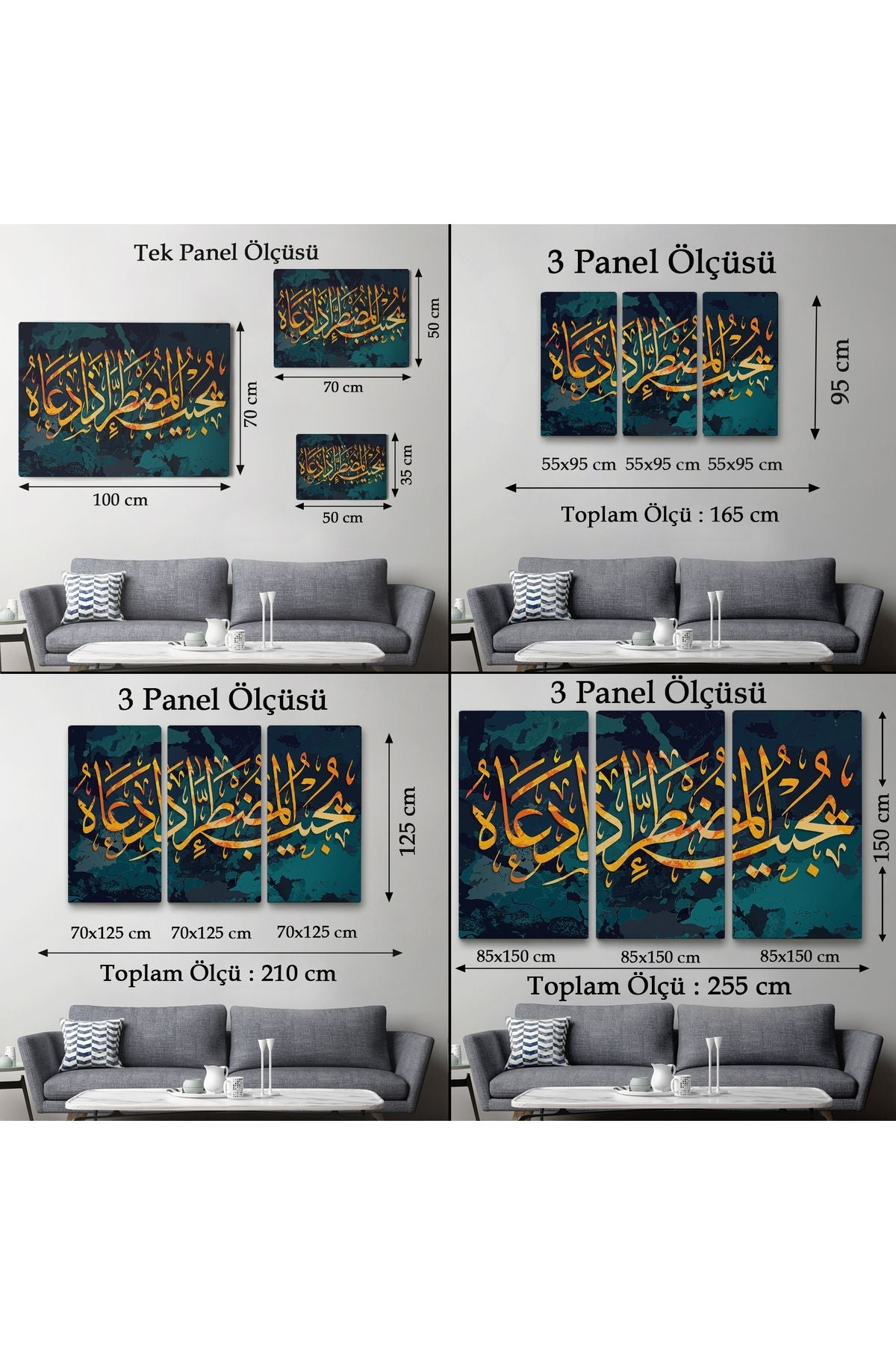 Allah dan Başka Bir Tanrımı Var? Ne Kadar Az Düşünüyorsunuz? Kanvas Tablo-3322