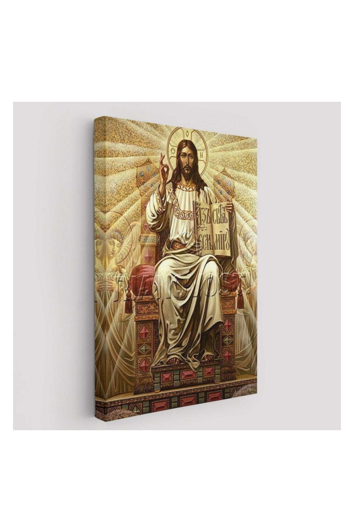 Kanvas Tablo, Duvar Dekoru, Hz İsa Long live Christ the King 6189 BUNGKNV