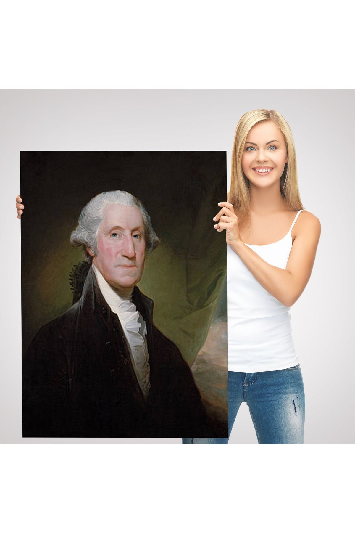 YB   Amerika Birleşik Devletleri Kurucusu George Washington Duvar Tablosu-6411