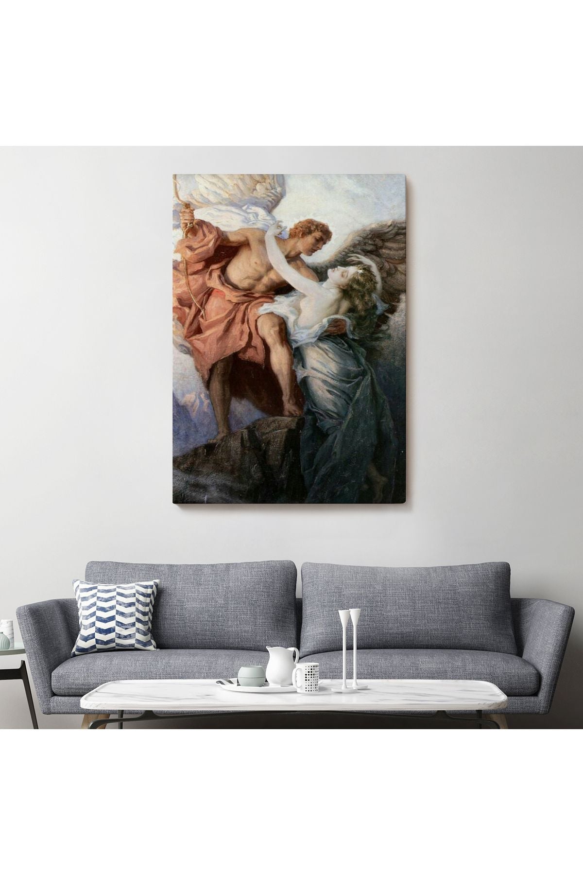 Gün Doğumu Yıldızı Herbert James Draper Dekoaratif Duvar Tablosu-6148