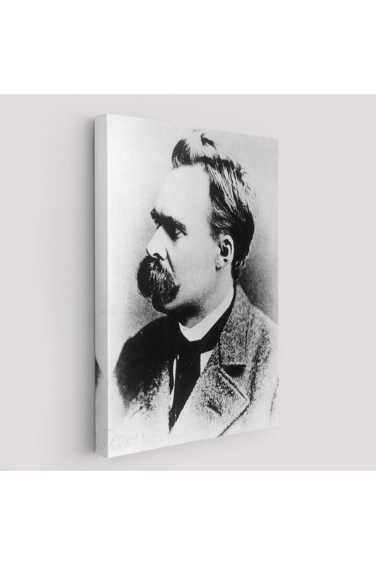 Friedrich Nietzsche Siyah Beyaz Dekoratif Kanvas Tablo-5963