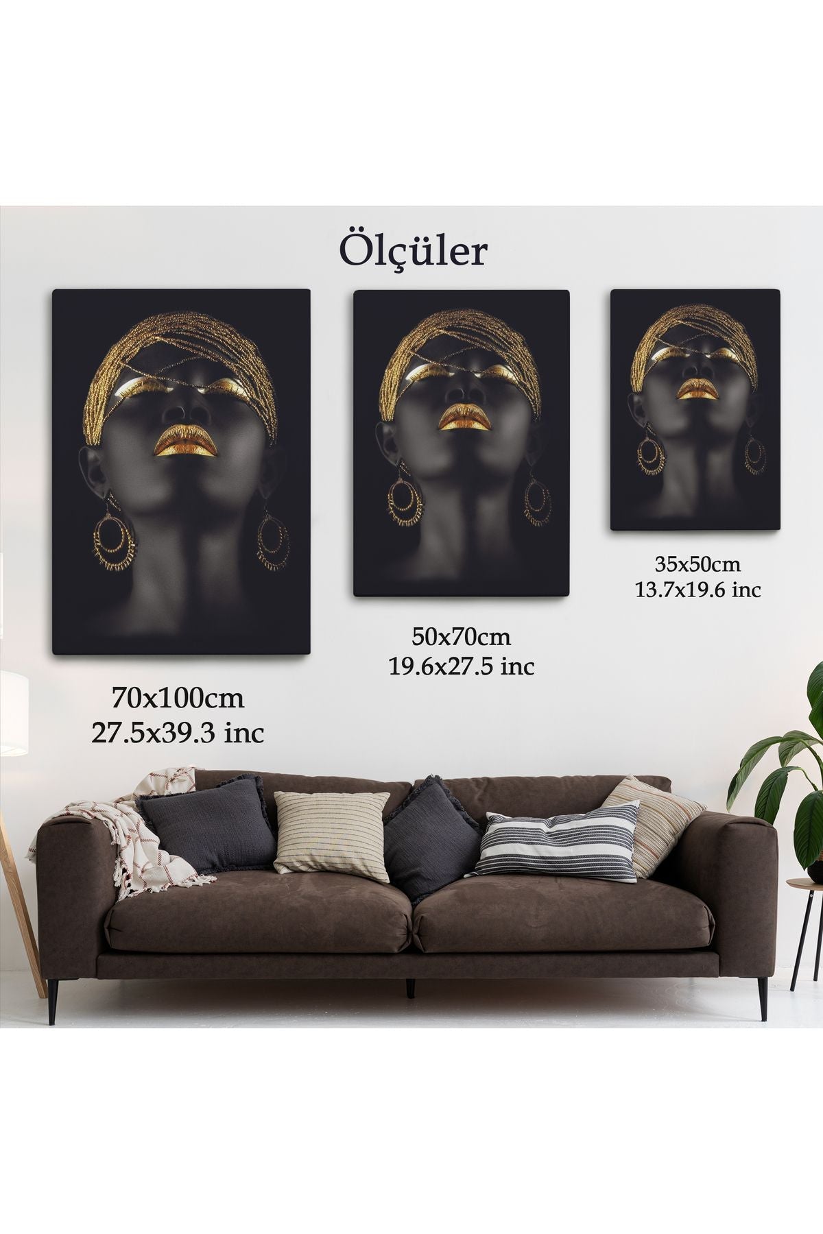 Kadın Yaylera Dekoratif Kanvas Tablo-4975