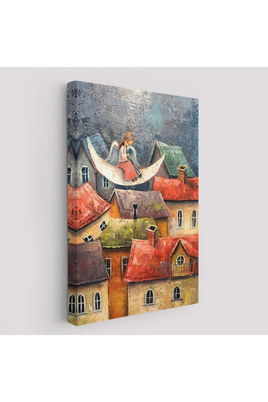 Gecenin Meleği Dekoratif Duvar Tablosu-6244