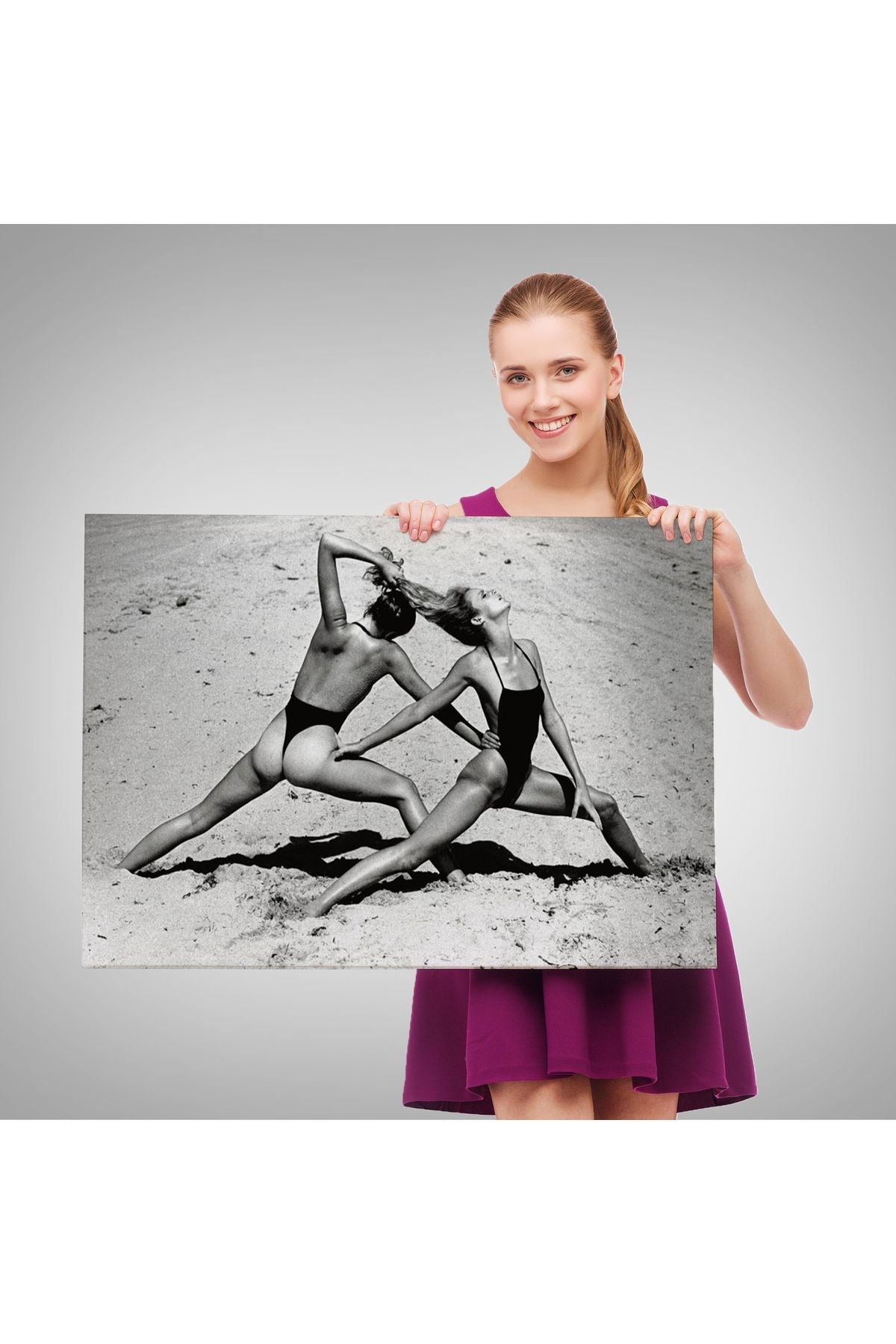 Lady Godiva Tablosu - At Üstünde Çıplak Kadın-6583