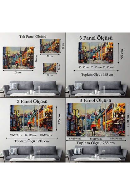 Kiev Ukrayna Sokak Manzarası Duvar Tablosu-1213