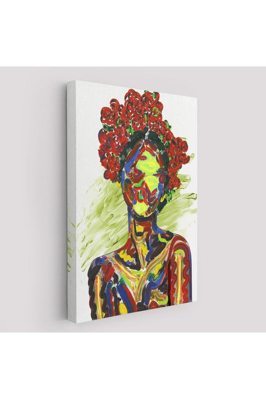 HG Renkli Kadın Modern Duvar Tablosu-6005