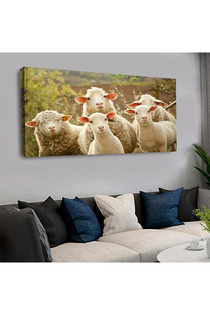 Kanvas Sevimli Koyunlar Tablo