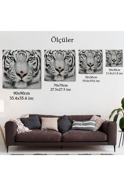 Kaplan Dekoratif Kanvas Tablo-5807