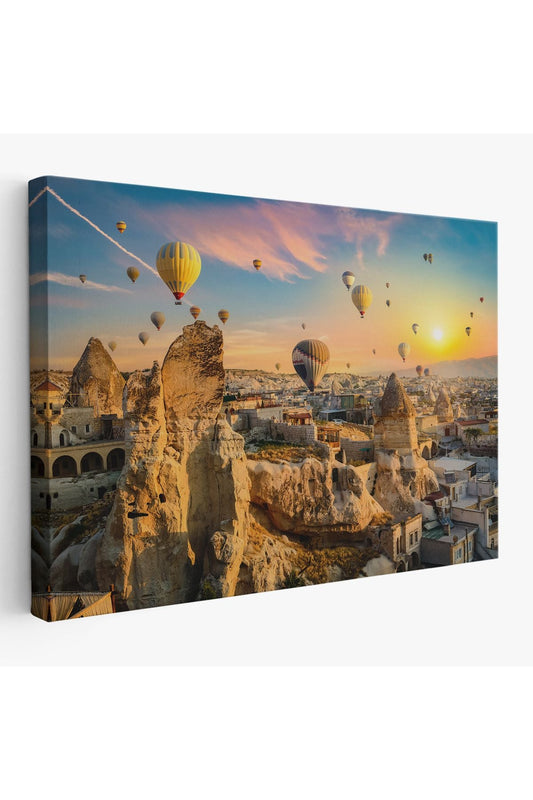 Göreme Kapadokya Manzarası Duvar Tablosu-1245