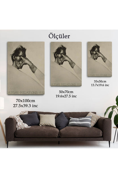 YB İnsan İlişkileri William Mortensen Kanvas Tablo-5297