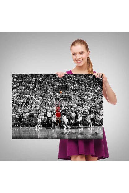 MLT Brnd product092 Michael Jordan Üçlük Şutu Kanvas Tablo-5139