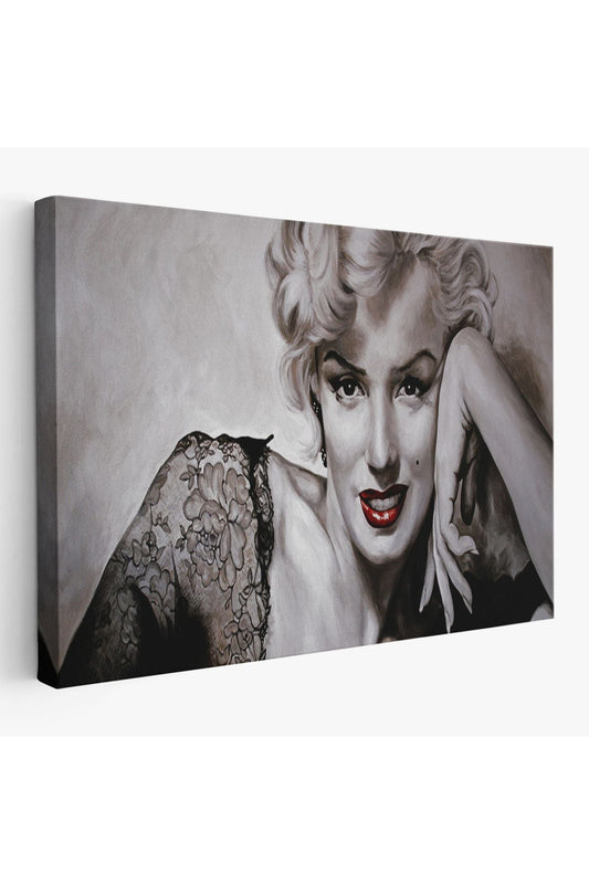 Dekoratif Duvar Tablosu-Marilyn Monroe ve Güzelliği Kanvas Tablo 6610