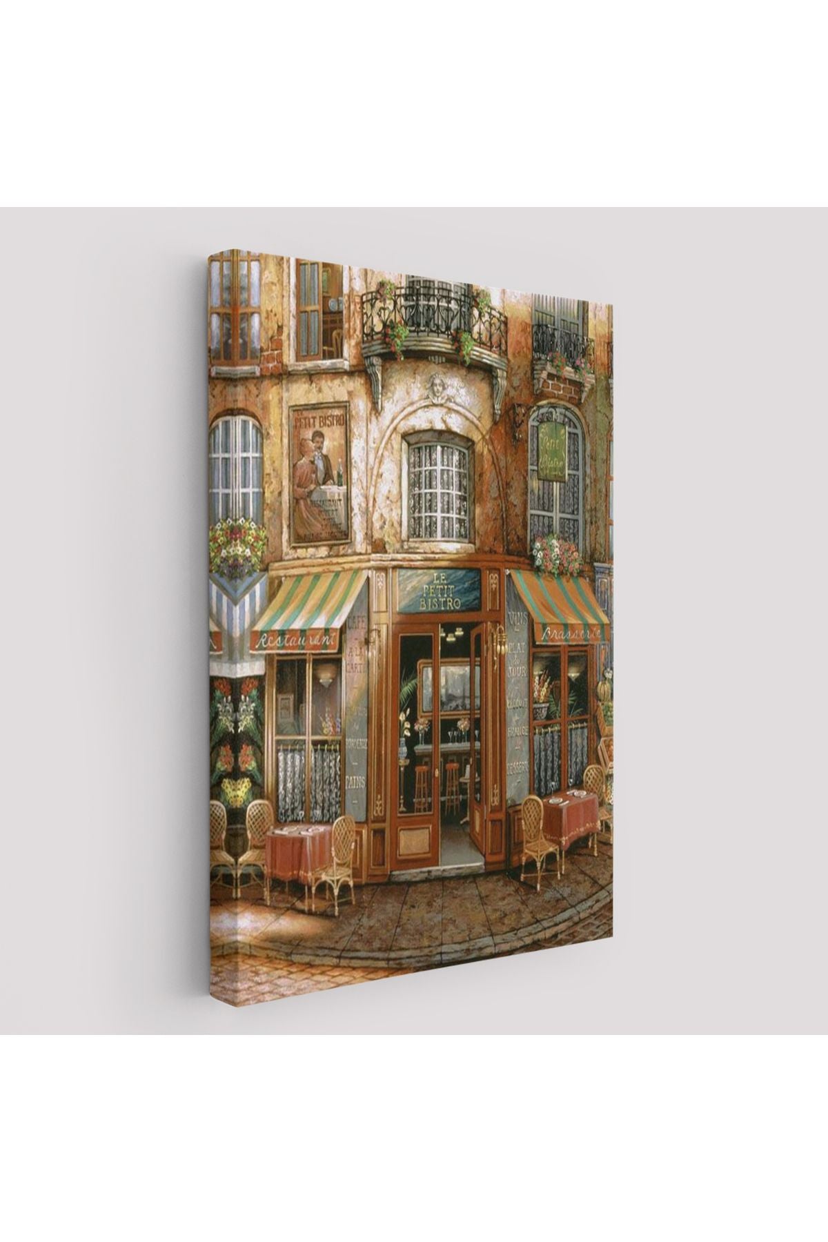 Le Petıt Bıstro Kanvas Duvar Tablosu-6062