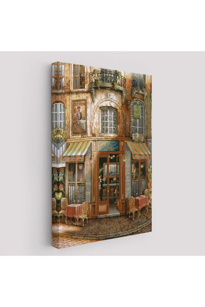 Le Petıt Bıstro Kanvas Duvar Tablosu-6062