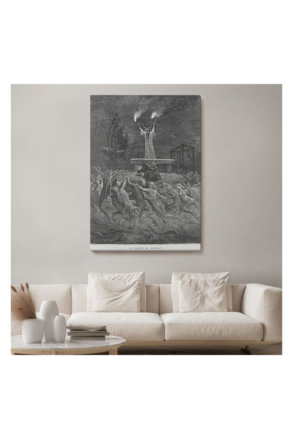 Kanvas Tablo, Duvar Dekoru, Şabat Dansı Eseri Gustave Dore 6174 BUNGKNV