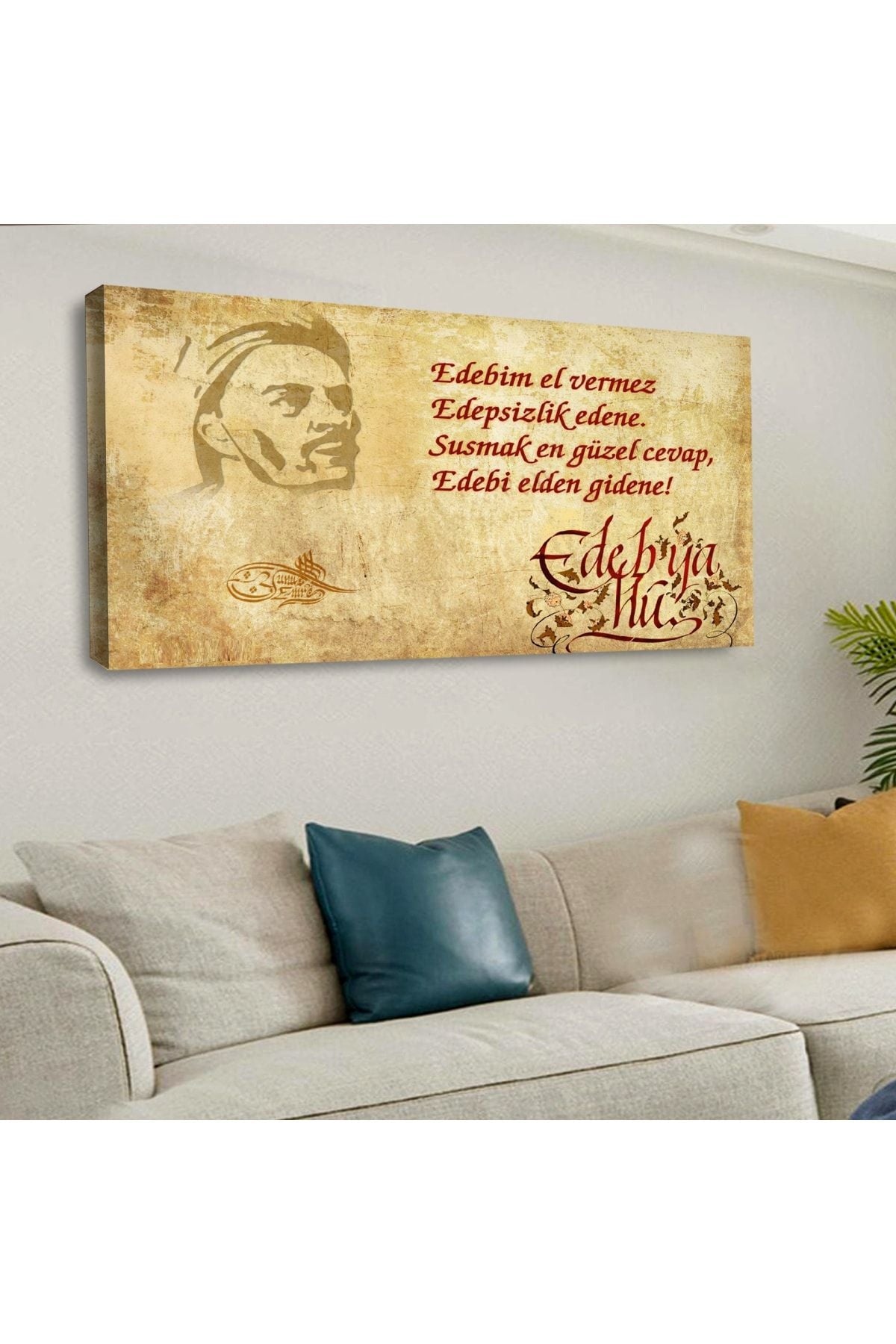 Kanvas Yunus Emre Tablo