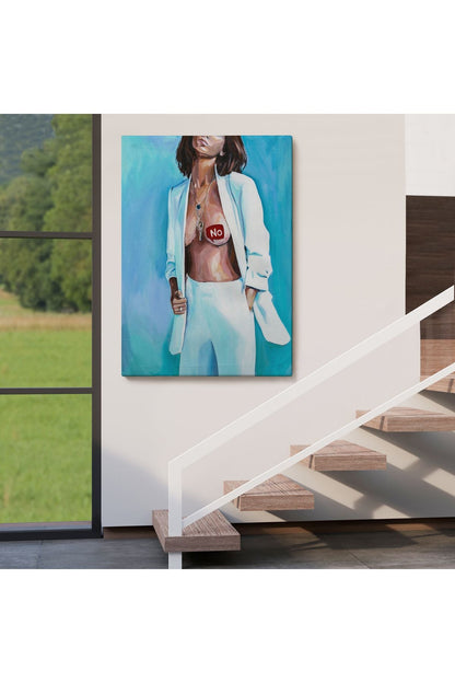 Feminist Kadın Kanvas Tablo-5118