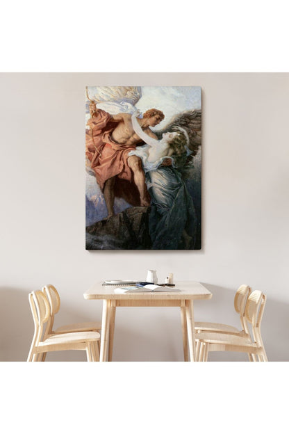 Gün Doğumu Yıldızı Herbert James Draper Dekoaratif Duvar Tablosu-6148