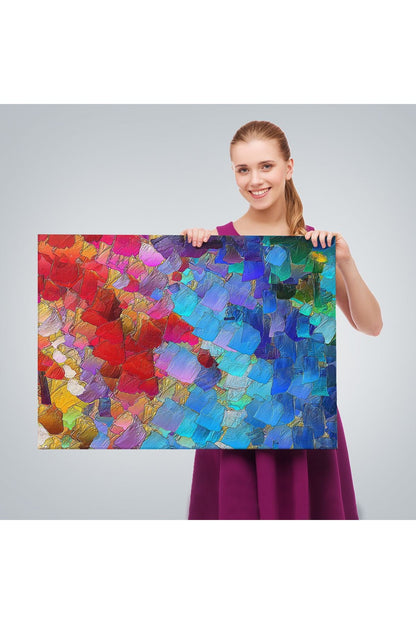 Kalp Isırığı Dekoratif Kanvas Duvar Tablosu-3571