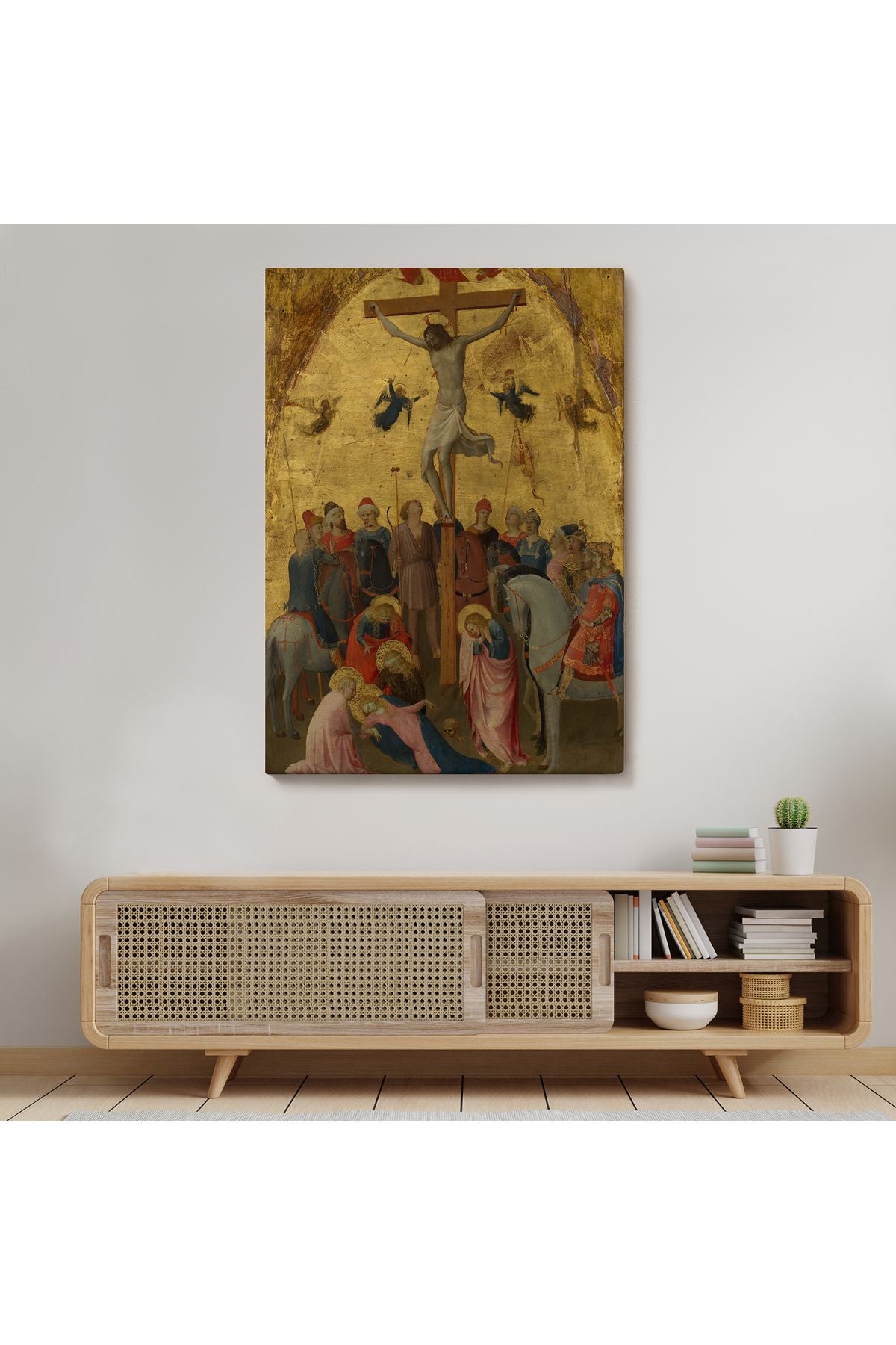 Fra Angelico Çarmıha Geriliş Tablosu, Çaucifixion Jesus Christ -6396