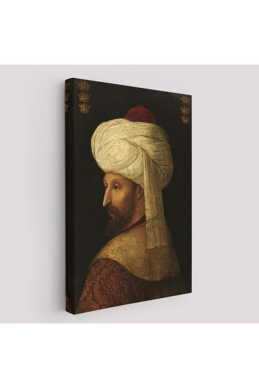 SZ KVS1-Dekoratif Duvar Tablosu-Fatih Sultan Mehmed Han Portresi Kanvas Tablo 6409