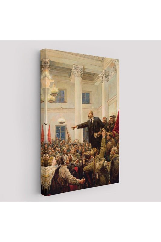 Lenin Petersburg'da Sovyetlerin İktidarını İlan Ediyor Tablo-6169