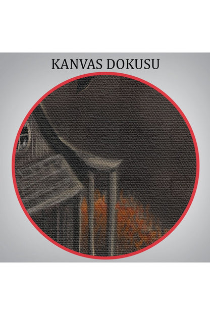 Perili Ev Cadılar Bayramı Dekoratif Duvar Tablosu-5196