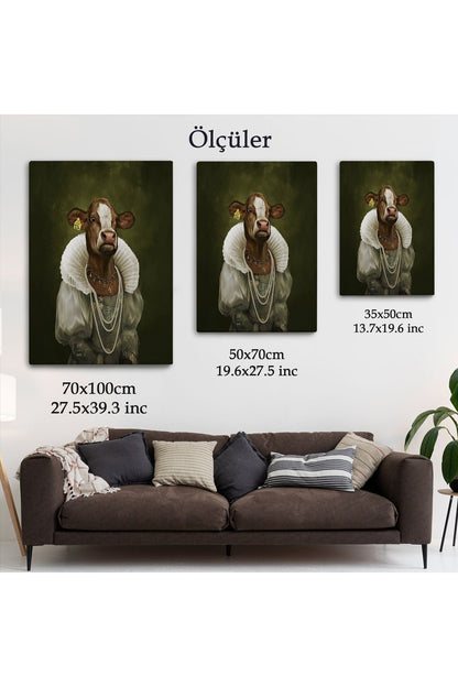 Ortaçağ Soylu Dana Duvar Tablosu-6045