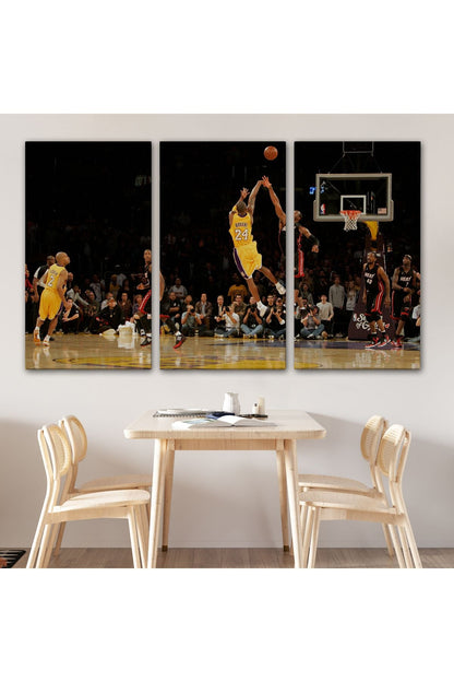 Kobe Bryant Los Angeles Lakers Kanvas Tablo / Black Mamba-5157