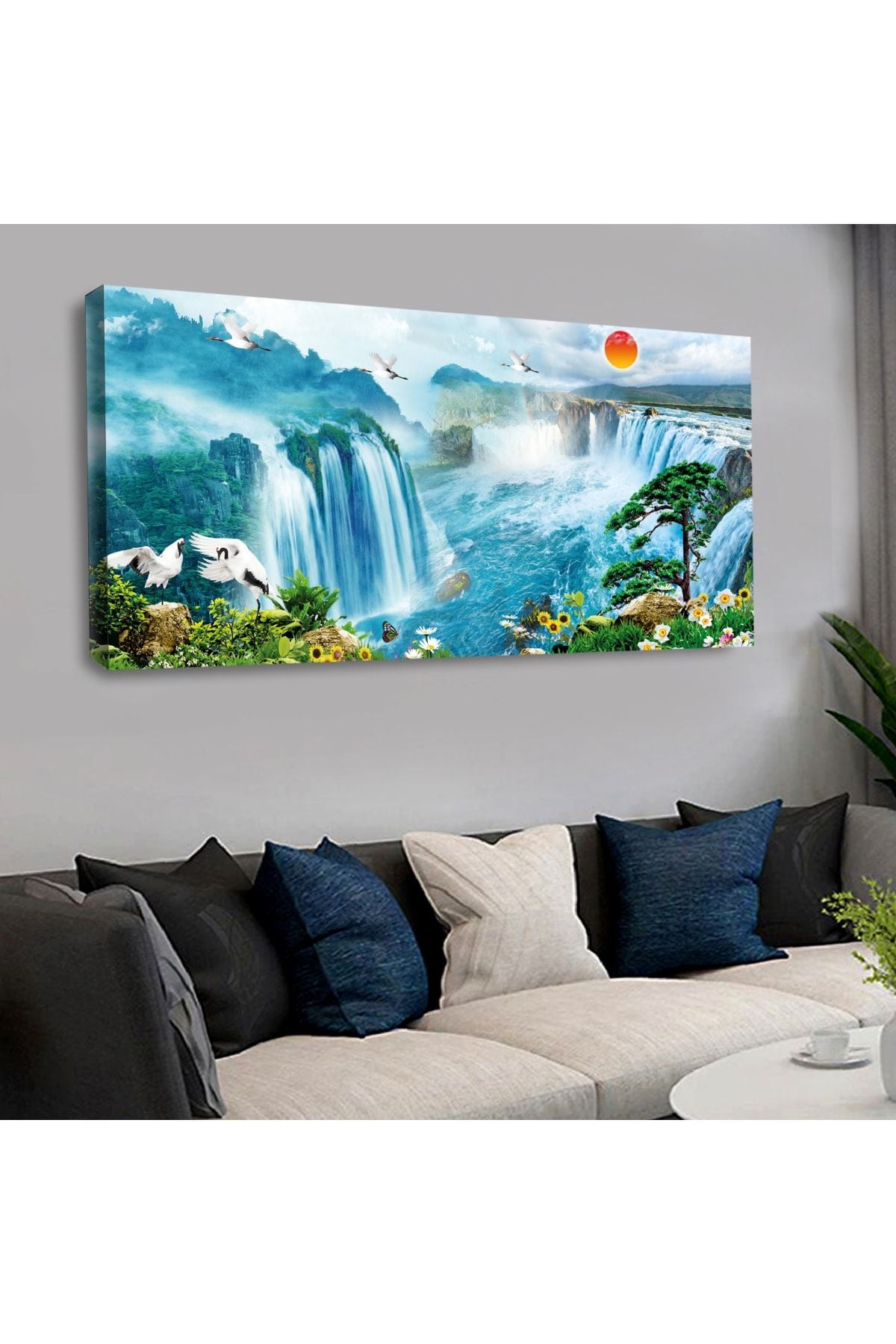 Kanvas Şelale Tablo