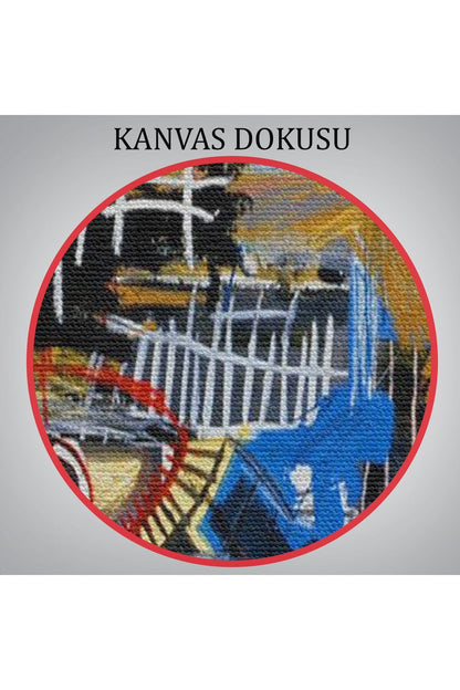 Jean Michel Basquiat,İsimsiz Kafatası 1981 Sergi Tablosu-4978