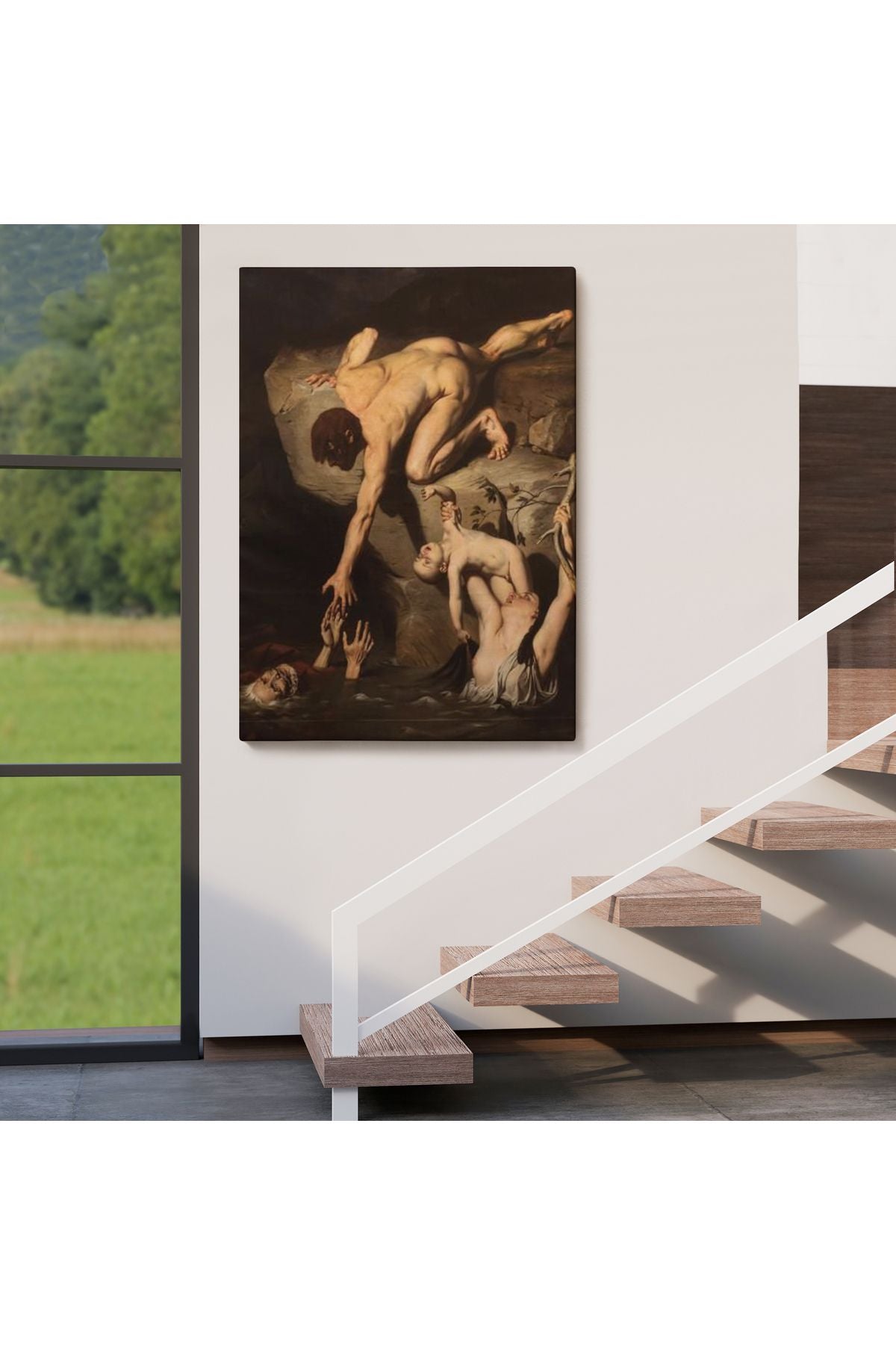 Joseph-désiré Court'un Nuh'un Tufanını Resmettiği 1826 Tarihli Tablo -6065