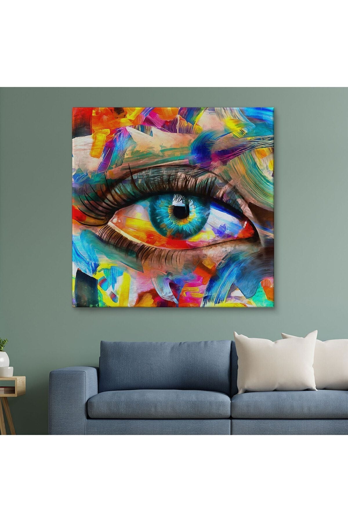 Gözün Kavramsal Soyut Kanvas Tablo-5910