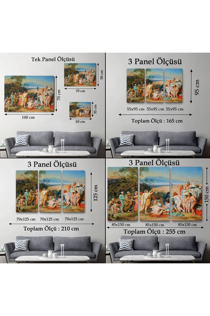 İsa'nın İnsanlara Görünüşü Tablosu - Aleksander Ivanov - The Apparition of Christ to the People-6539