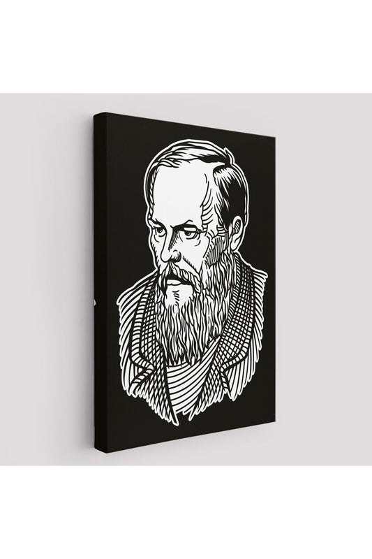 Fyodor Mihayloviç Dostoyevski Dekoratif Kanvas Tablo-5913