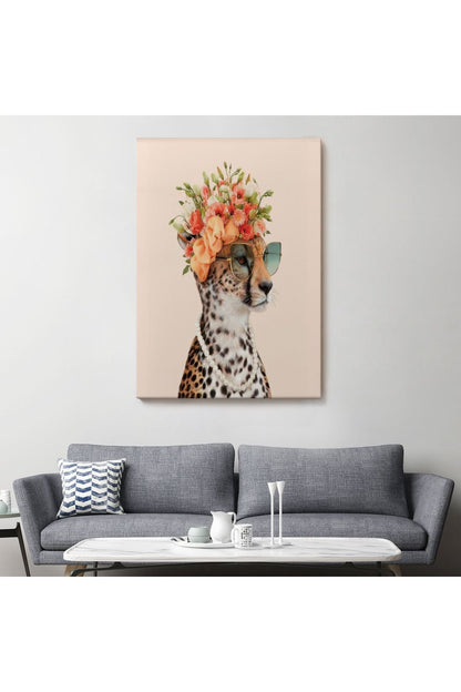 Kokoş Çıta, Çiçek Taçlı Sosyetik Çita Tablosu-6322